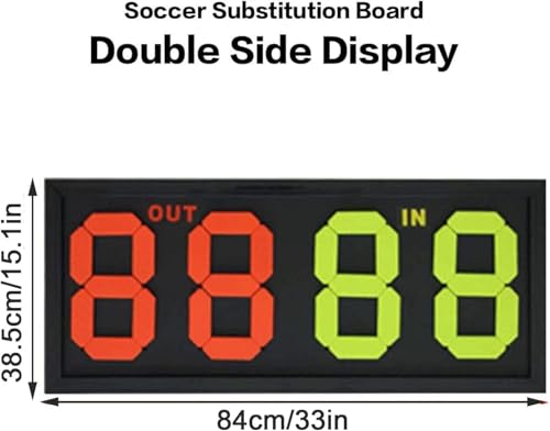 Tablero Manual de Sustitución para Fútbol LED miniatura 5