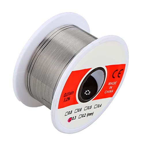 Oumefar 50g 0,3mm Estanho Rosin Core Solda Fio de Solda Sn60 40 Fluxo 1,2% em Processos de Surto e F
