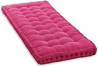 Cojín de Banco Extra Grueso para 2/3 plazas, cojín de algodón de 10 cm de Grosor para Columpio de jardín, Patio, Color Rosa, Dimensiones 160 x 50 cm