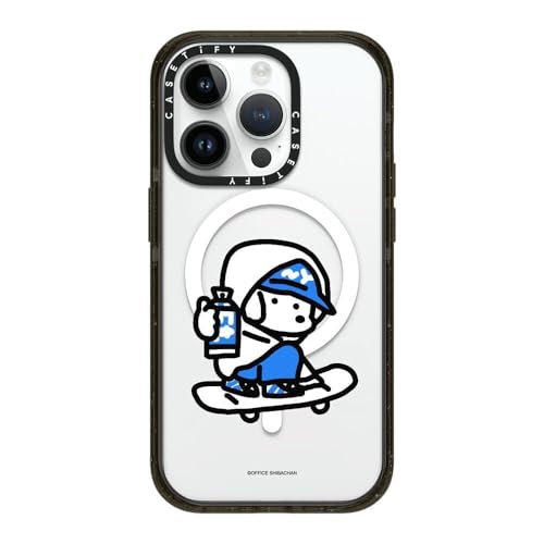 CASETiFY CpNg iPhone 14 Pro P[X [MILKi (4x MIL-STD-810G)/2.5m̗NA/MagSafe ɑΉ] - mini JOHN (Graffiti) - ubN