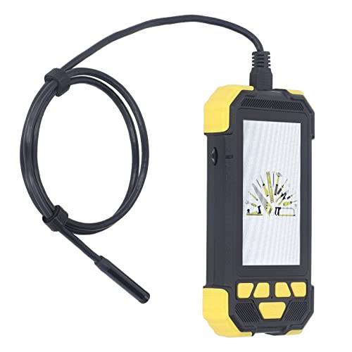 Spacnana - Endoscope à écran, Endoscope à écran HD 2MP, Caméra d'inspection Portable 4,3 Pouces, Objectif 8 Mm, Endoscope Numérique Portable pour Microscopes Trinoculaires Composés (2M)