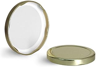 82/2040 Gold Metal Plastisol Lined Lug Caps