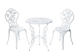 Tisch 60 Durchmesser und 67 cm hoch / Stuhlhöhe ( mit Lehne ) 87 cm / Sitzhöhe 42 cm.