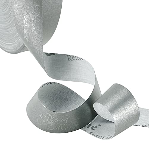 3M 8910 Retro-Reflective Silver Sew-On Fabric Trim, 1" Wide, By The Yard #TOP4