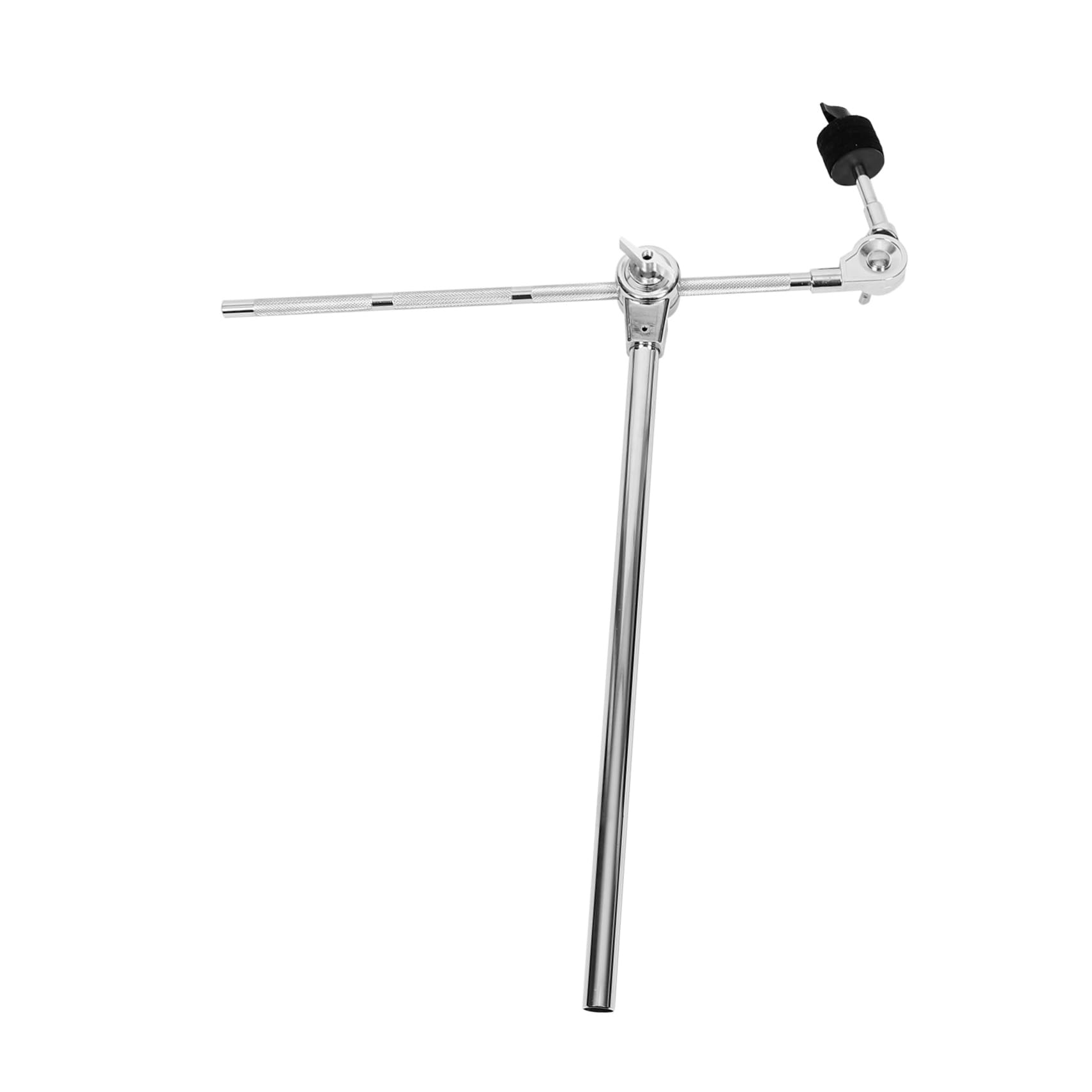 Vaguelly Soporte de Brazo de Platillo Ajustable de Aleación de Zinc Resistente y Estable para Batería Diseño Versátil Color Plata Compatible Varios Platillos