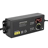 LANGE LEBENSDAUER: Der AC-DC-Adapter besteht aus hochwertigem ABS und flammhemmendem PC, wodurch dieses einstellbare Netzteil lange funktioniert.