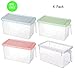 Produktbild BaiLUSHoP Kühlschrank Lagerbehälter Küche Organizer, stapelbare Kühlschrank Organizer BPA frei für Obst, Gemüse, Fleisch und Fisch