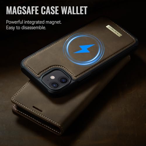 PlusnapX for iPhone 12 / iPhone 12 Pro 2in1 Detachable Wallet Case, Brown by PlusnapX - Used condition - Image 8