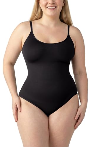 Model wearing SHAPERMINT Essentials Triple Panel Control One-Piece Swimsuit