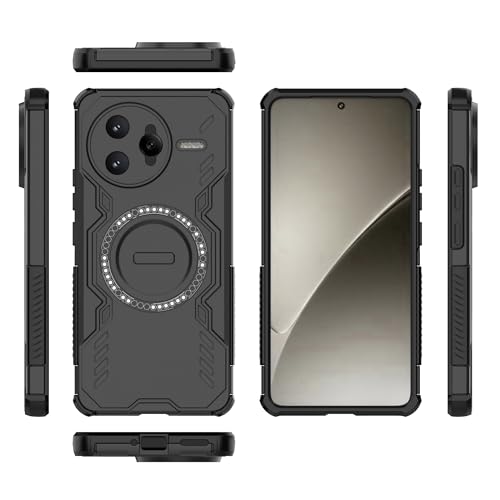 Pełna osłona zawiasu Kompatybilny z Xiaomi Redmi K80 Pro 5G (wersja krajowa) Wytrzymała obudowa, odporna na wstrząsy, twarda, cienka, solidna, obsługuje bezprzewodowe etui ładujące Ochronne etui na te