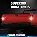 PIT66 Tail Lights Assembly Compatible with Toyota Hilux Pickup Truck 1989 1990 1991 1992 1993 1994 1995 Rear Brake Lamps Smoke Lens Black Housing w/Bulbs Left + Right