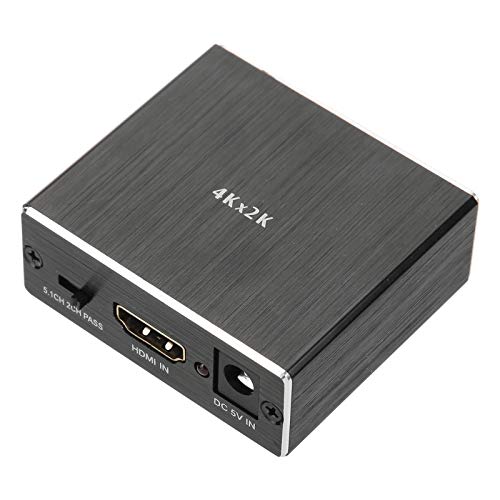 Convertidor extractor de 4K con salida SPDIF y puerto jack bidireccional