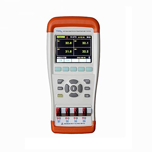 CKT-804 Handheld Multiplex Temperature Tester Display 4 Channels Simultaneously