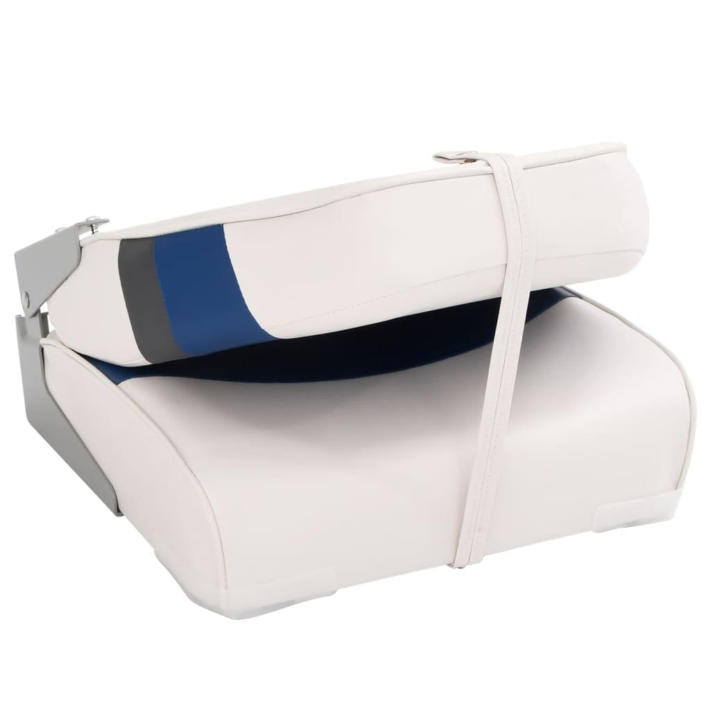 Lechnical Sedile per Barca con Schienale Alto Pieghevole 44x38x55 cm-4012130