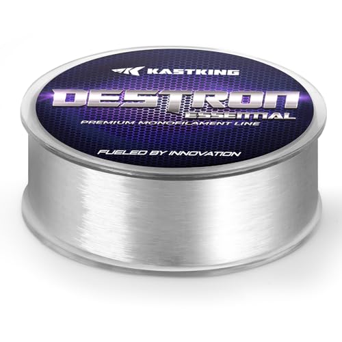 KastKing Destron Essential Mono Fishing Line, 20LB, 600Yds, Ghost Clear