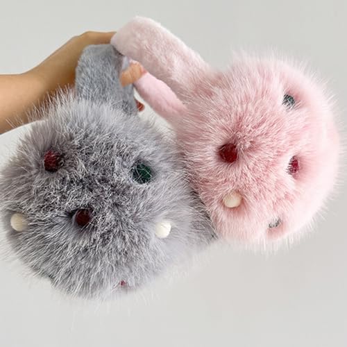 Lovely Plush Earmuffs Fashionable Ladies Warmth Ear Covers Softable Earmuffs For Girls Essential Cold Weather Gear4