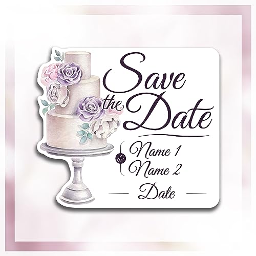 Cake design Save the Date magnet