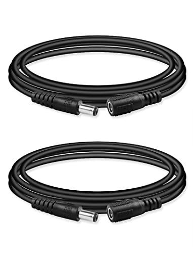 Câble d'extension pour pédale d'effet Mr.Power 5,5x2,1mm mâle femelle 1m de long lot de 2