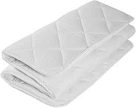 Goliber Traditional Japanese Futon (Shikibuton) - 100% Cotton Futon Cover - Easy to Roll and Store - Thick, Fluffy, Soft, But Very Firm and Supportive (Queen 160 x 210 cm)