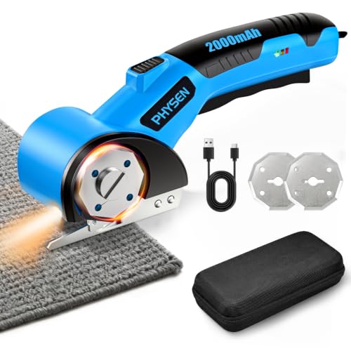 Cordless Electric Box Cutter Scissors for Cardboard with 2 Blades