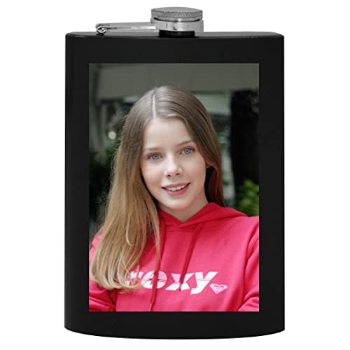 Rachel Hurd Wood - 8Oz Black Hip Alcohol Drinking Flask Fca #Fcag589138 #TOP6