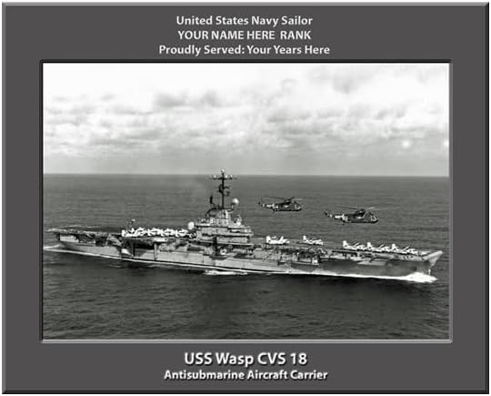 USS Wasp CVS-18 Barco personalizado de la Armada de los Estados Unidos