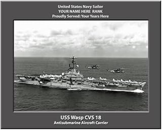 USS Wasp CVS-18 Personalized United States Navy Ship