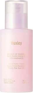 Huxley Secret of Sahara Skin Glow Essence Vita Radiance, 3% Niacinamide Face Serum, Korean Skincare Essence for Dewy Glow, Glass Skin Finish | 50ml / 1.69 fl. oz.