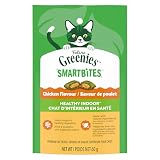 GREENIES Feline SMARTBITES Cat Treats Natural Dental Care, Chicken Flavour, 2.1oz Pouch