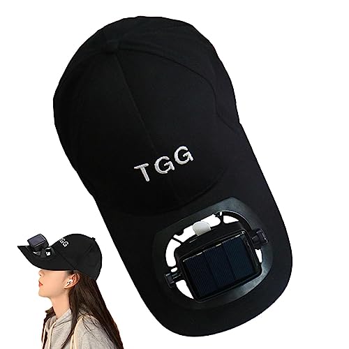 boiler Ventilador Solar - Ventilador Gorras béisbol Ventilador Solar | Gorras béisbol enfriamiento Ventilador Verano, protección Solar