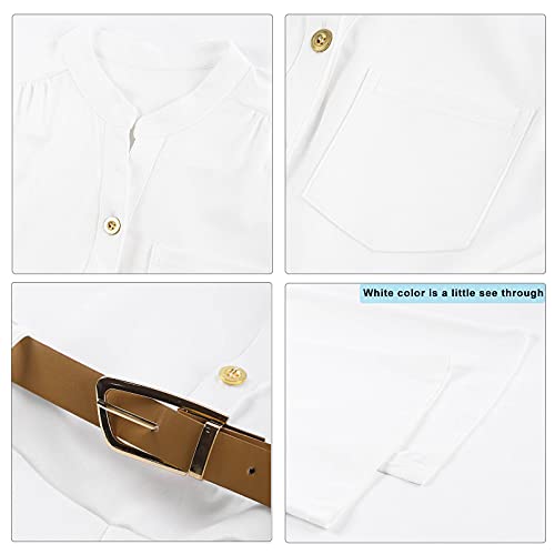 Pink Queen Women's Jumpsuits White Sleeveless Loose Belted Jumpsuits Rompers Xxl #TOP4