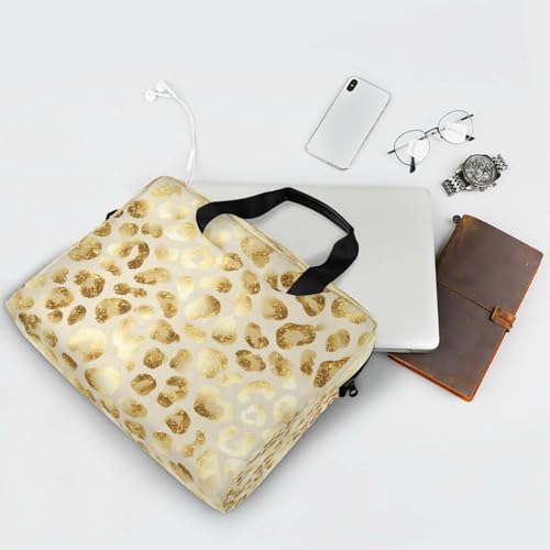 Bolso para Laptop senya Brillo Dorado Leopardo miniatura 7