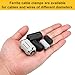 uxcell 12 Pcs Ferrite Filter Ring Core RFI EMI Noise Suppression Cable Clip ID 5mm 0.2Inch Regular Styles for Electronic Devices, Industry, Black