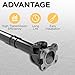 WildGear Upgrade Off-Road Front Drive Shaft Fit For Jeep Wrangler JK 2007-2017 3.0L/3.6L 4AT 4WD / Jeep Wrangler JL 2018-2.0T 8AT 4WD # T676004