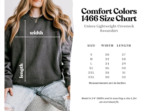 Pilates Comfort Colors Sweatshirt, Garment Dyed, Puff Design, Lightweight3