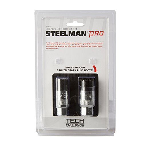Steelman Pro 79996 2-Piece 3/8-Inch Drive Spark Plug Socket Set, 5/8 And 13/16-Inch Sizes #TOP4