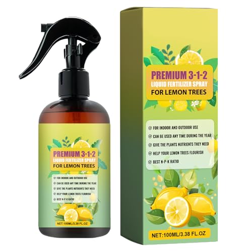 Fertilizante Líquido Para Limoneros - Spray Concentrado De Crecimiento Orgánico Para Limoneros | Promueve Un Radicular Sano, Un Crecimiento De Hojas Más Fuerte Y Una Salud Vibrante Del Árbol