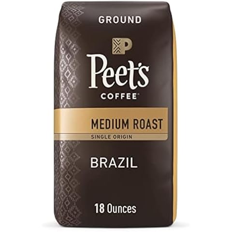 Peet's Single Origin Brazil Ground Coffee Cover