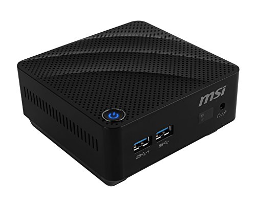 MSI Cubi N 8GL-079DE Mini-PC (Intel Pentium Silver N5000, 4GB DDR4, 64GB SSD,Windows 10 Pro) schwarz