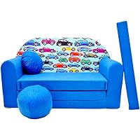 Kinder Couch Sofa Mädchen Pro Cosmo Umwandelbares  Produktbild-Vorschau 2