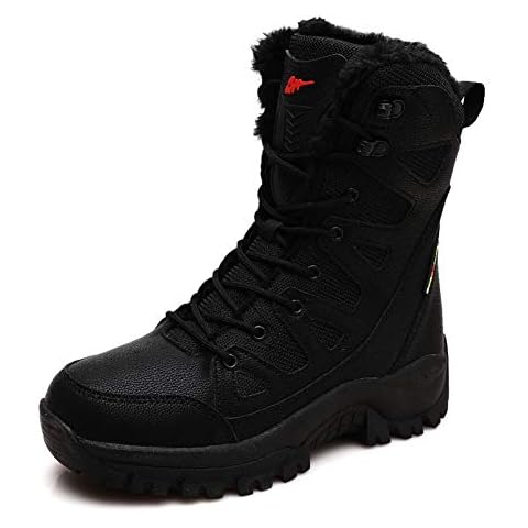 ailishabroy Winter Boots Women Combat Military Boots Outdoor Hiking Shoes Desert Travel Ankle Boots High top Shoes Cover