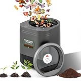 Huanyu Compostador Eléctrico de Residuos de Cocina Triturador de Residuos de Cocina Inteligente con Ventana Visible 3L Ciclador de Alimentos Compostador Eléctrico