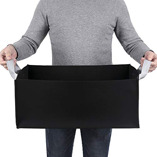 Zailhwk Garden Growing Bags,Felt Plant Bags With Handles, Fabric Pots,Square Planting Container,Grow Bags Indoor Garden Planter Pot For Plants, Vegetables Fruits Size 60X30X20Cm #TOP5