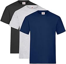 Fruit of the Loom Men's Heavy T-Shirt Pack of 3