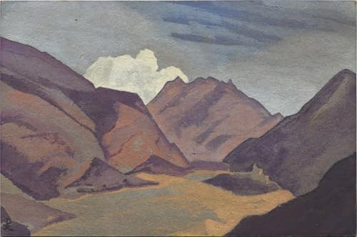 Tableau Nicholas Roerich Baltistan pour habiller un grand mur vide 60x90