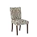 HomePop Parsons Classic Upholstered Accent Dining Chair, Set of 2, Colorful Paisley