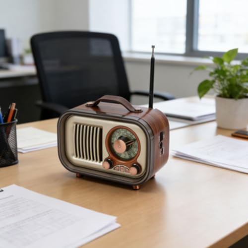 Radio Portátil PUSOKEI AM FM SW Bluetooth Recargable miniatura 3