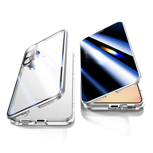 Coque magnétique Samsung S25 Plus avec verre trempé et anti-regard
