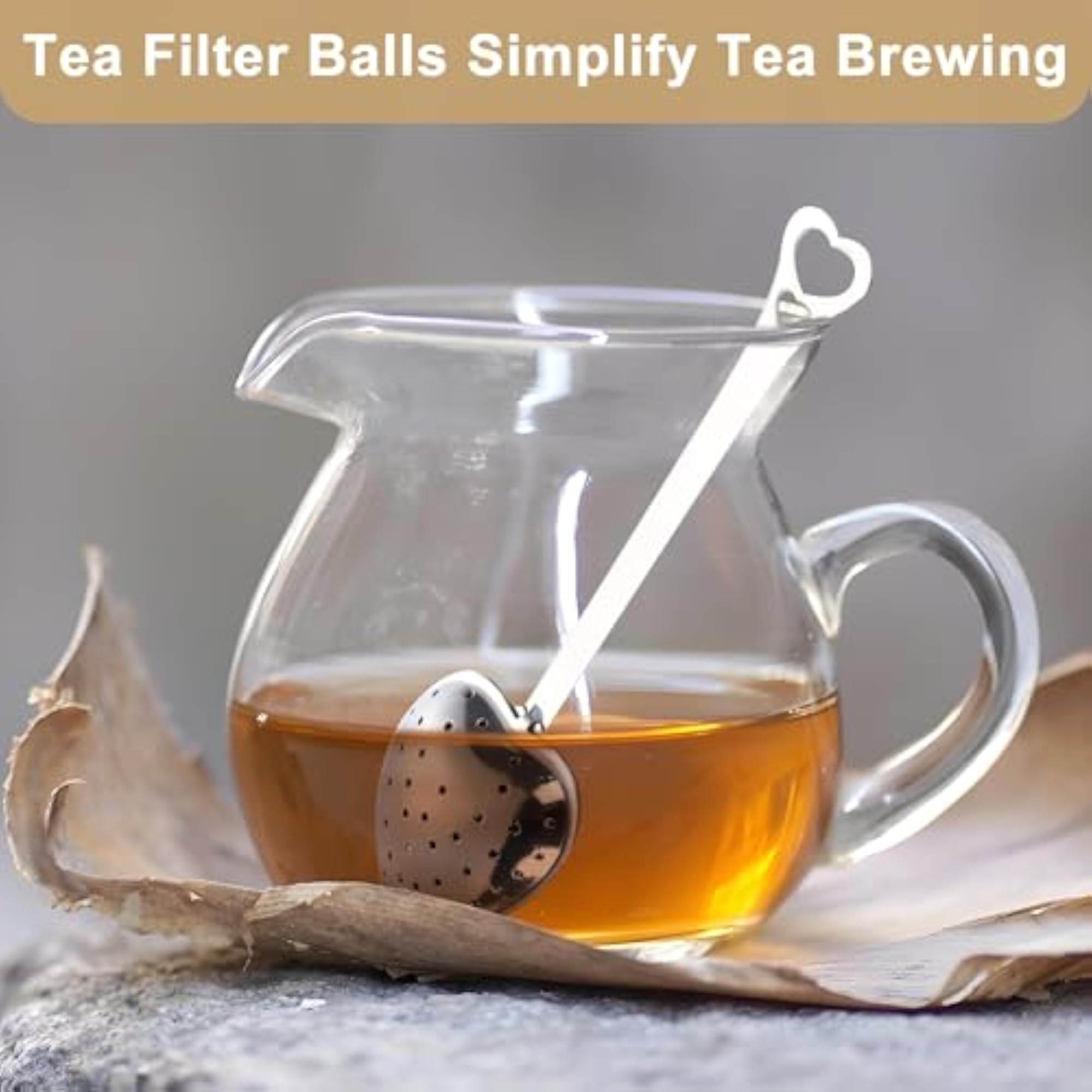 Heart Shape Stainless Steel Tea Infuser Set of 2