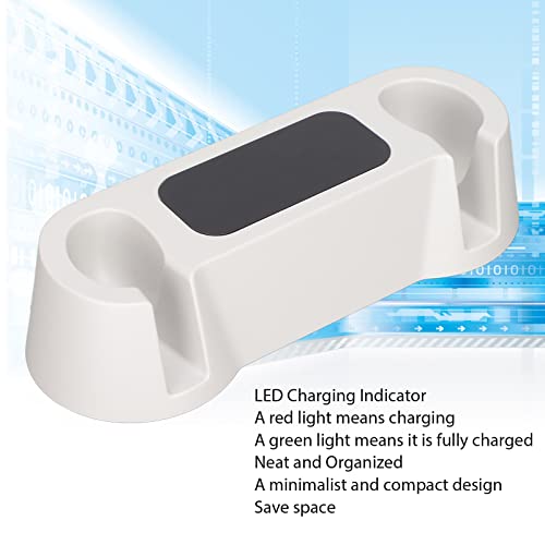 Acogedor Base de carregamento dupla para controles Oculus Quest 2, com luz indicadora de LED, estaçã